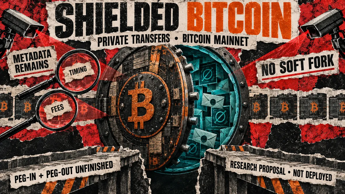 Bitcoin researchers propose Shielded Bitcoin for private transactions without soft forks