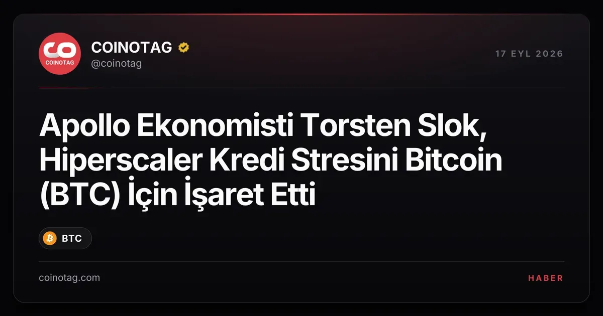 Hiperscaler CDS spreadleri 60 baz puan genişleyerek Bitcoin'i etkiliyor
