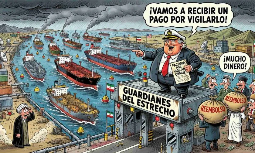 Trump exige que EE. UU. reciba un pago por vigilar el estrecho de Ormuz