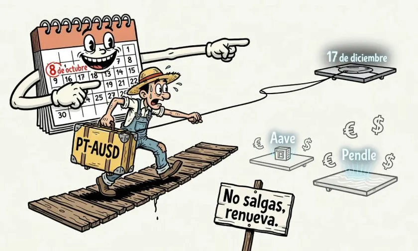 Aave y Pendle preparan el relevo de 67,4 millones de PT-AUSD