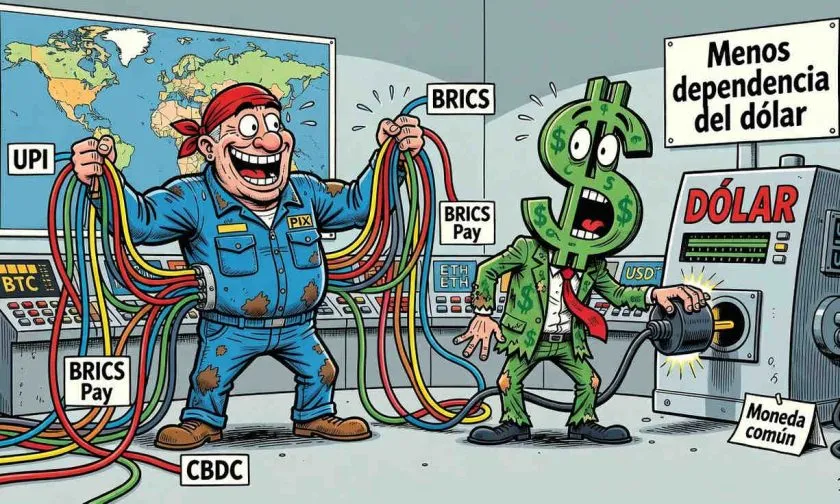 BRICS abandona la moneda común y apuesta por una red de pagos integrada