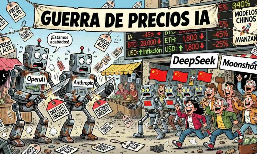 OpenAI y Anthropic bajan precios ante competencia creciente de IA china