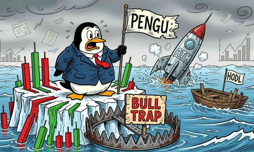 PENGU rebota un 5,63% tras tocar mínimos de dos años: ¿es el fin de la corrección?