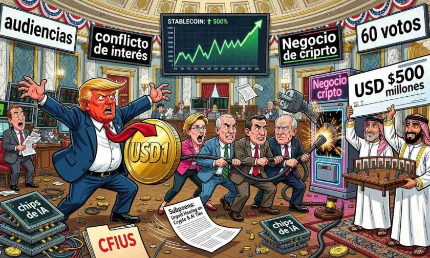Senadores demócratas apuntan a World Liberty Financial y la inversión de EAU en cripto de Trump