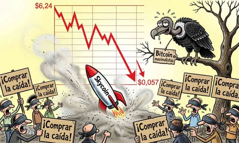 Skycoin ($SKY) se hunde un 99 % desde su ATH: ¿toca fondo o sigue cayendo?