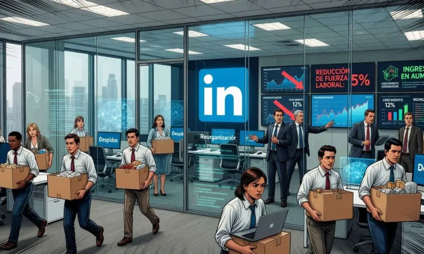 LinkedIn despedirá al 5% de su personal pese a acelerar su crecimiento en 2026
