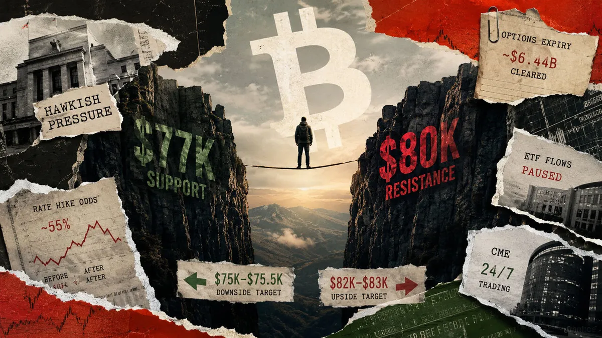 Bitcoin's rejection at $81,000 sets a $75,000 target for traders