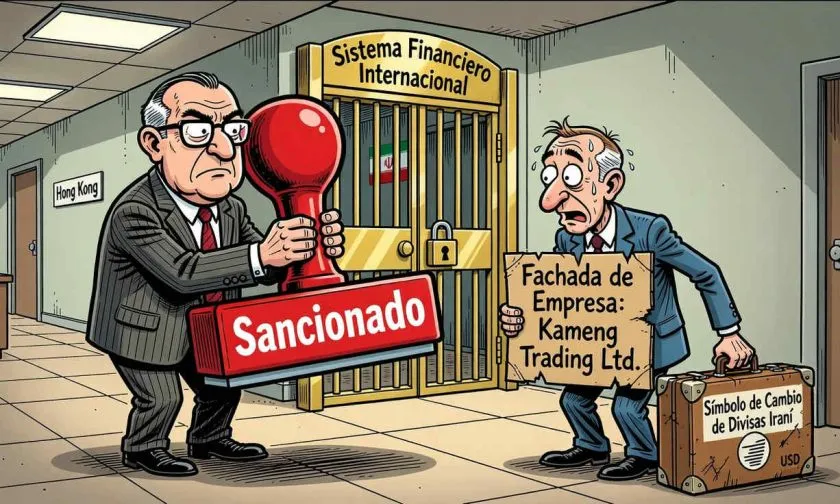 Kameng Trading Ltd de Hong Kong sancionada por lavado ligado a Irán