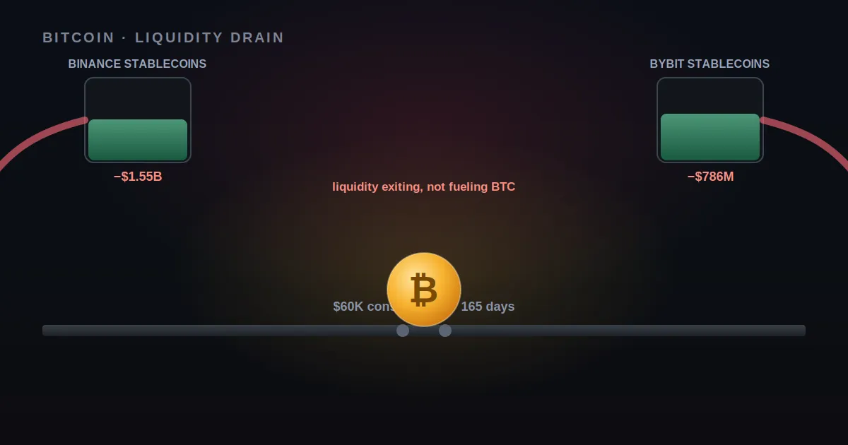 خروج 2.3 مليار دولار من العملات الرقمية المستقرة… ماذا يعني ذلك للبيتكوين؟