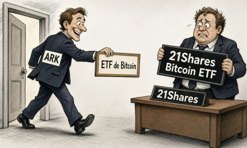 ARK 21Shares Bitcoin ETF podría renombrarse tras un reporte comunitario