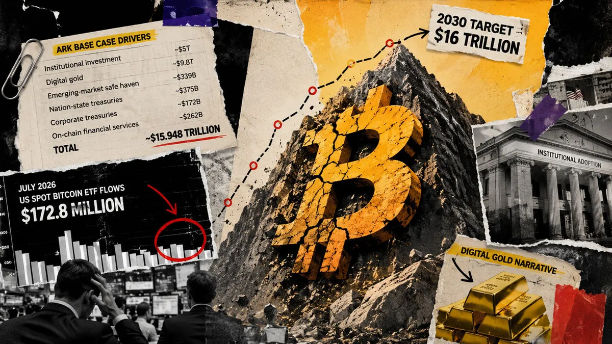 Wall Street's $16 trillion Bitcoin target relies on unsustainable growth, ARK analysis shows