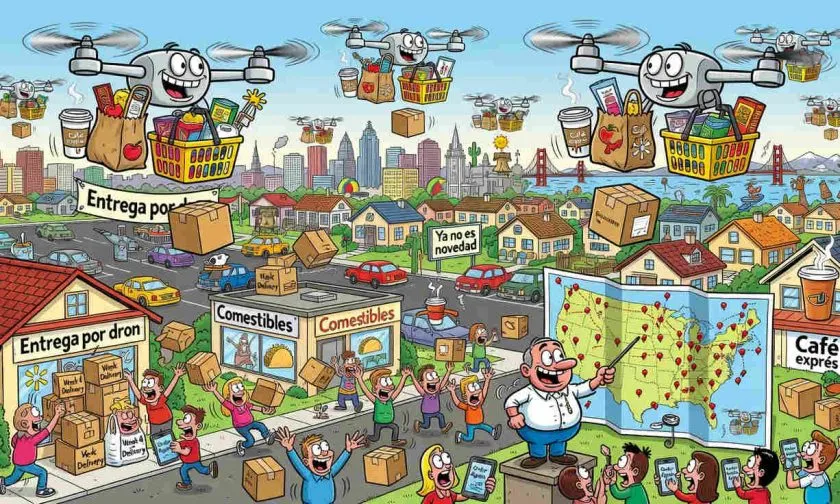Wing acelera entregas con drones junto a Walmart en siete nuevas ciudades de EEUU