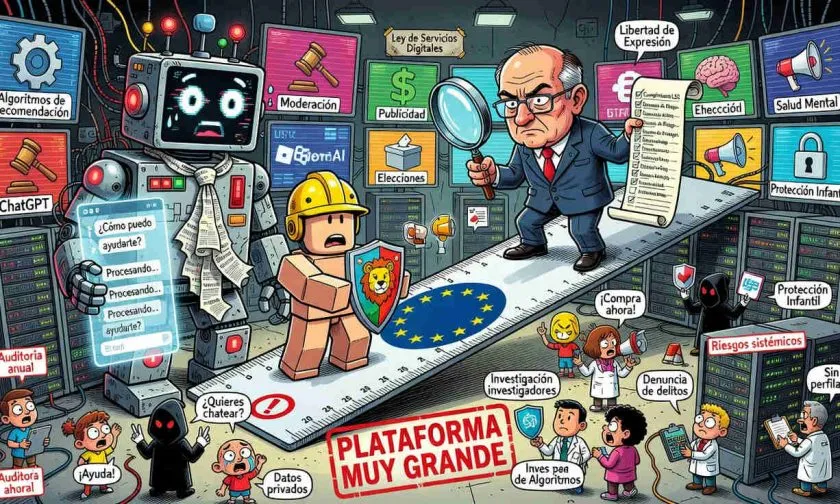 ChatGPT y Roblox enfrentarían reglas más estrictas de la UE como plataformas muy grandes