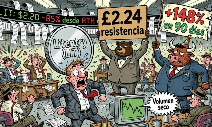 Litentry (LIT) se consolida bajo las SMAs de corto plazo tras un rally del 148% en 90 días