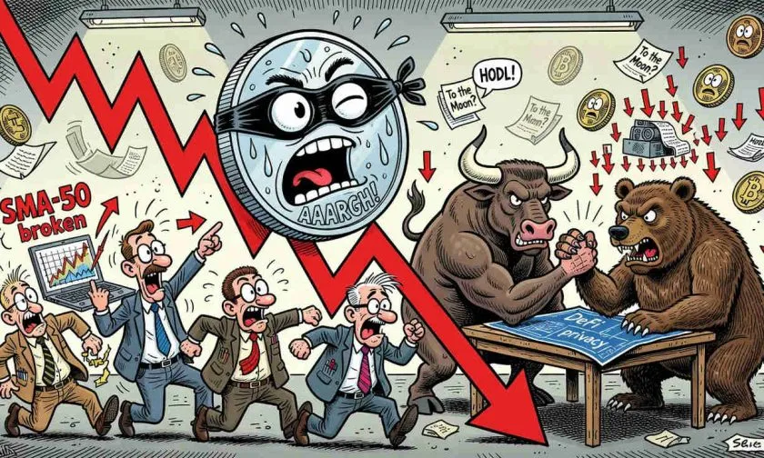 ZCash se desploma más del 6% en medio de volumen y un giro bajista técnico