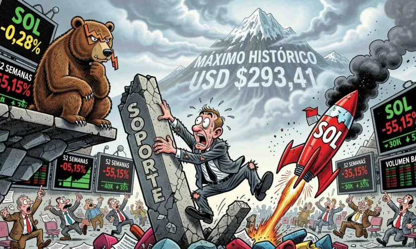 SOL negocia en USD $72,87 y arriesga el soporte de USD $70,73 el 3 de agosto de 2026