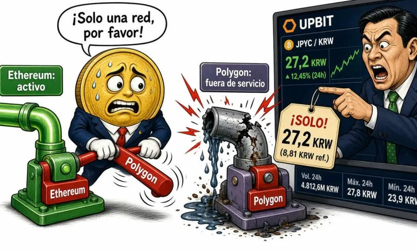 JPYC reanuda emisión en Ethereum tras interrupción mientras Polygon sigue inactivo