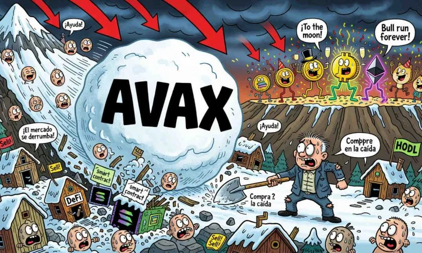 AVAX se consolida en zona de soporte crítico tras perder más del 95% de su valor