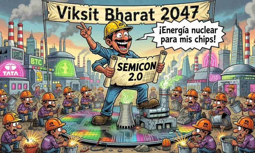 India inyecta USD $13.000 millones en semiconductores y energía nuclear