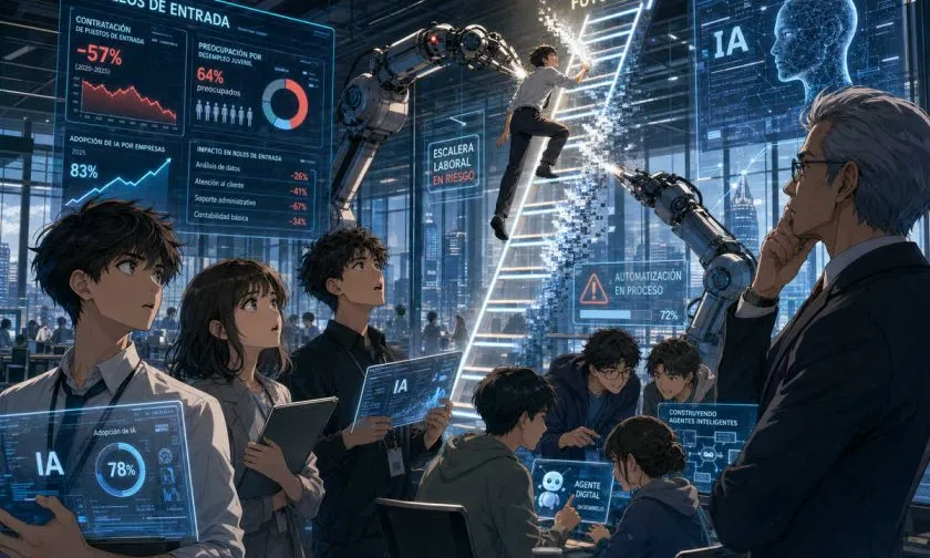 MIT advierte: automatizar empleos junior de Gen Z dejaría a empresas sin líderes ni talento en IA