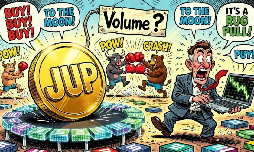 JUP se desploma un 3.88% intradía pese a una ganancia semanal del 19%