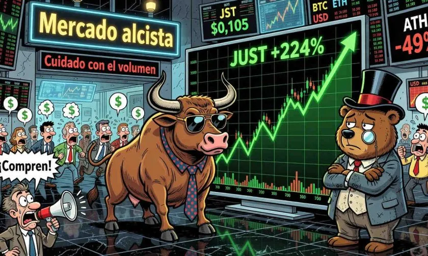 JUST sube 1,23% y consolida su rally anual en un mercado de volumen menguante