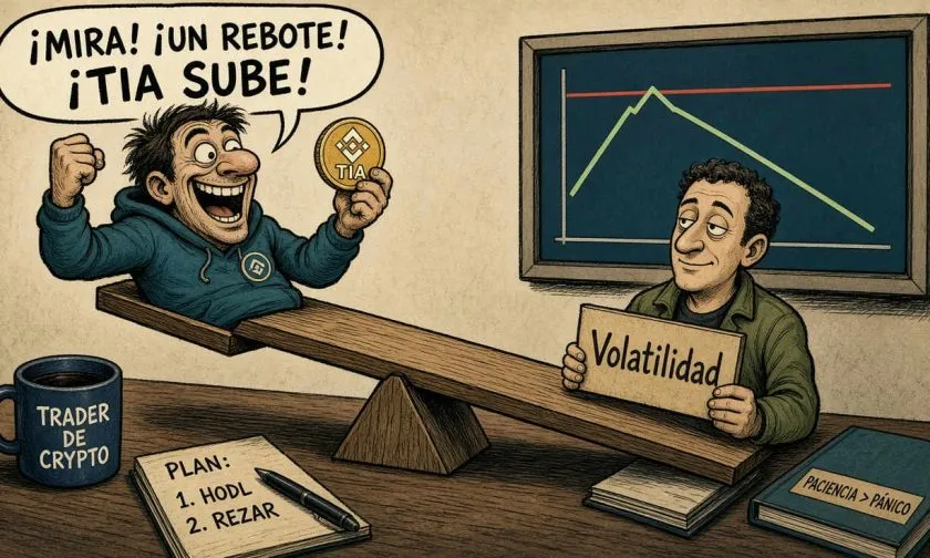 Celestia (TIA) retrocede a USD $0,606 después de reciente repunte