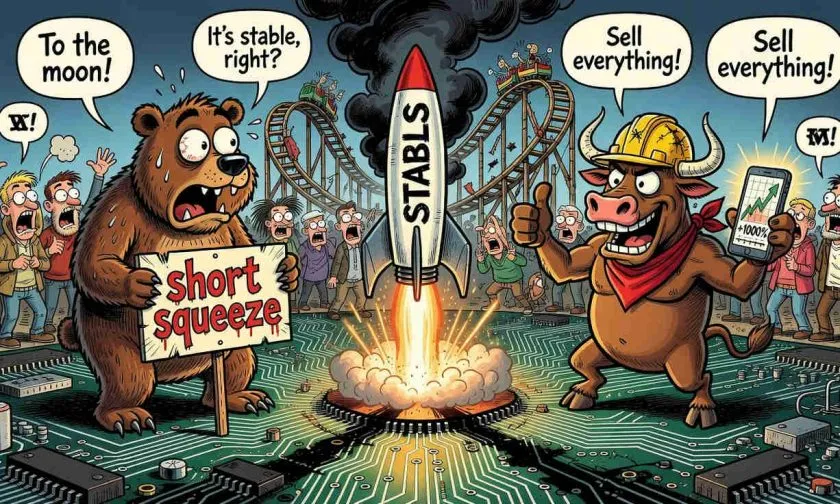 Stable (STABLE) se dispara un 10% en una sesión de baja liquidez