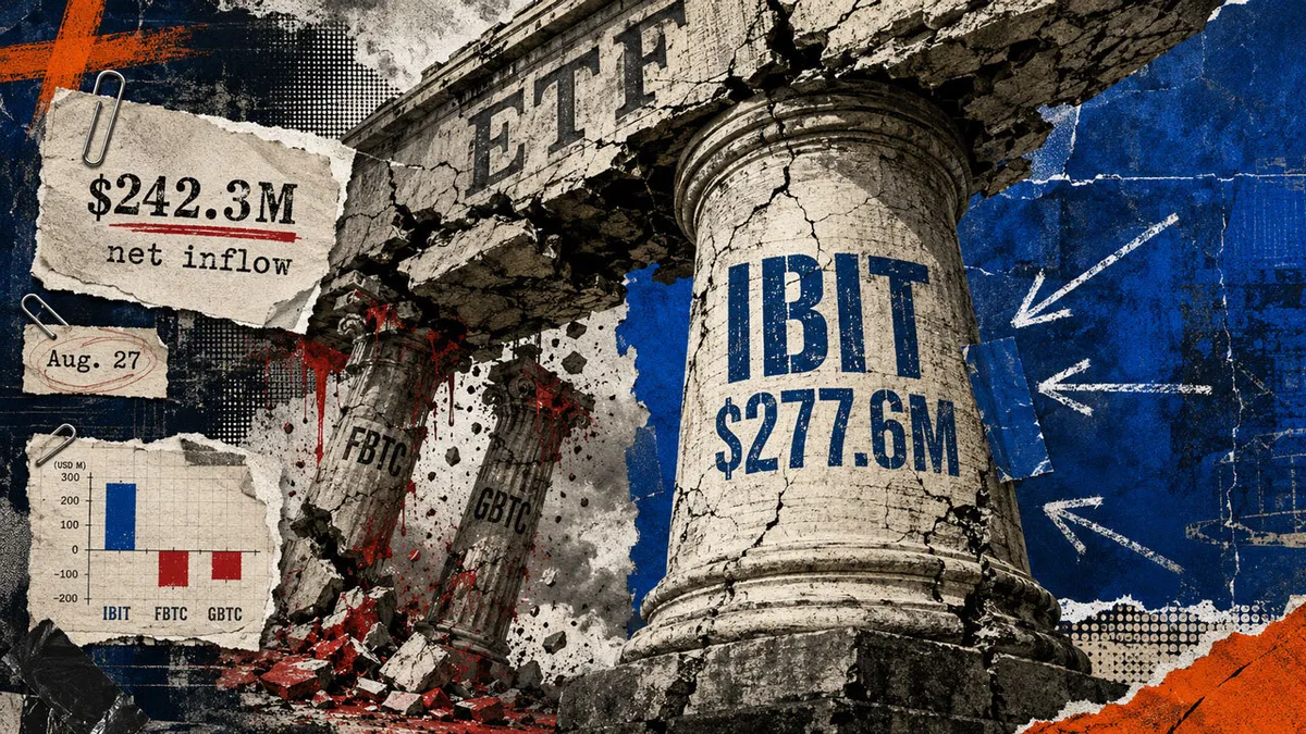 BlackRock captures 115% of Bitcoin ETF inflows in one day while rivals struggle