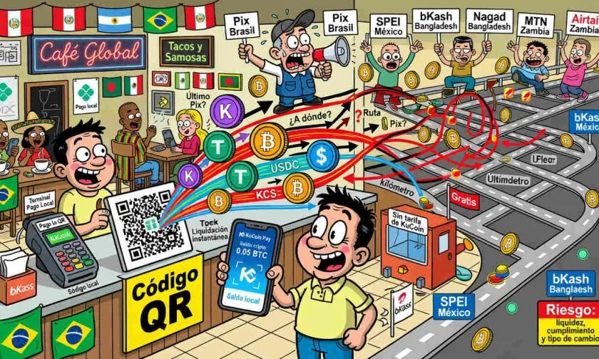 KuCoin Pay apuesta a conectas criptomonedas con sistemas de pago locales en América Latina y Asia