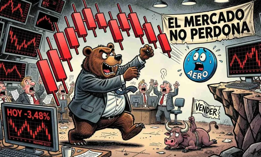 Aerodrome Finance (AERO) cae 3,48% el 2026-08-03 mientras el volumen se desploma 72%