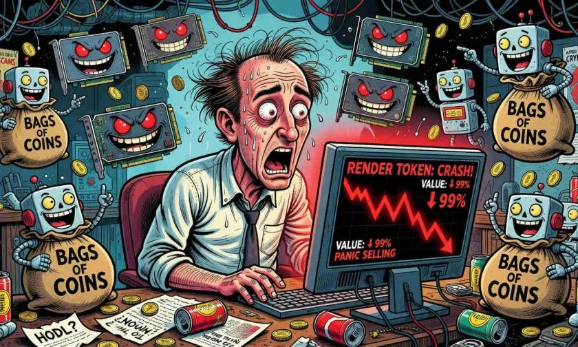 Render cae un 5,86% con volumen récord: oportunidad de acumulación o trampa bajista