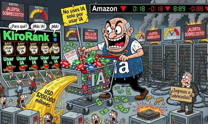 Amazon detecta excesos de gasto en IA y frena el uso descontrolado de sus herramientas
