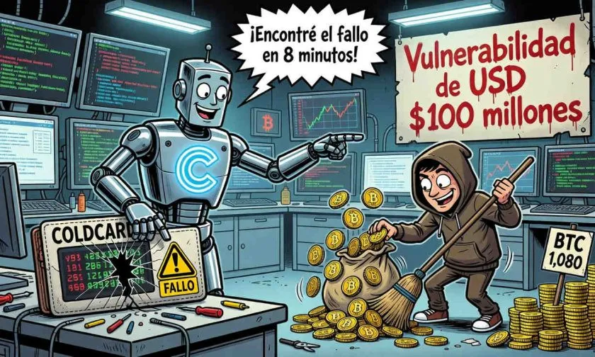 Claude IA descubre vulnerabilidad de USD $100 millones en Bitcoin en solo ocho minutos