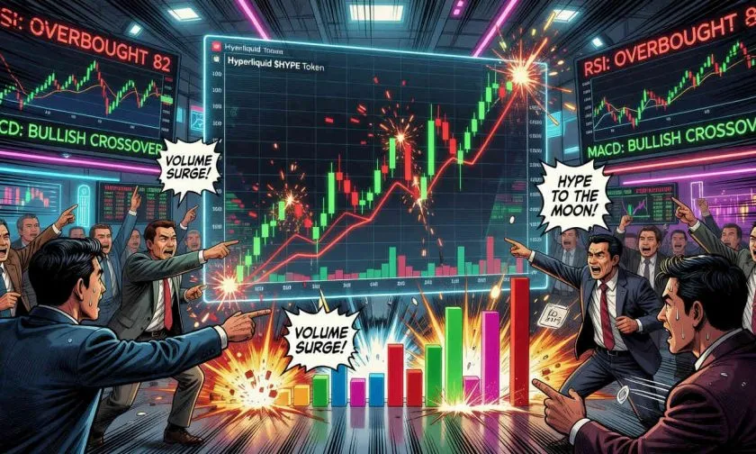 Hyperliquid ($HYPE) sube 1,15% en rebote técnico clave