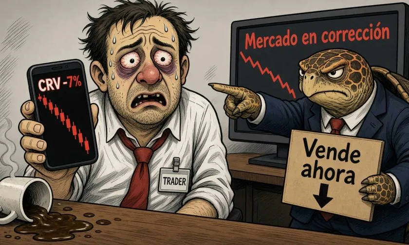 CRV se sitúa en USD $0,330 tras caída en medio de corrección del mercado cripto