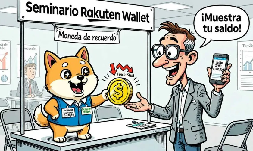 Rakuten Wallet regala monedas físicas de SHIB en Japón en plena caída del token