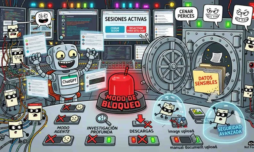 OpenAI activa modo de bloqueo en ChatGPT para frenar ataques de inyección de comandos