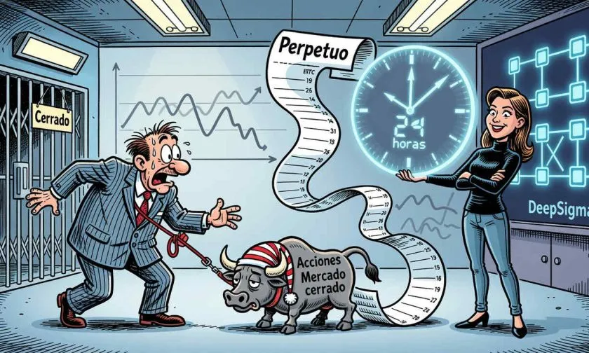 DeepSigma integra 77 activos financieros tradicionales en contratos perpetuos