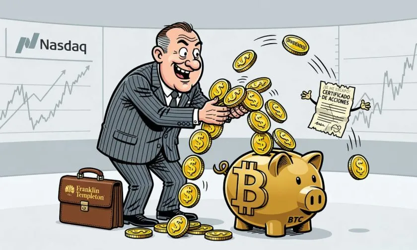 Franklin Templeton propone dos ETF que destinarían dividendos a Bitcoin