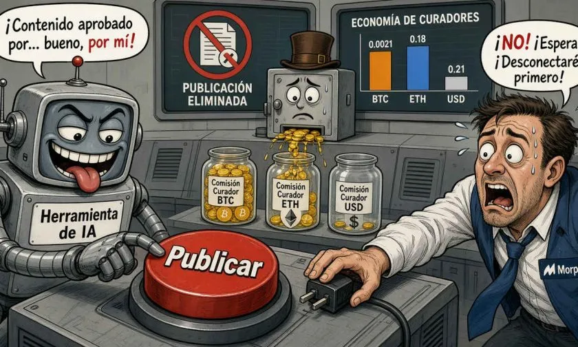 Publicación no autorizada sobre comisiones DeFi originó polémica en Morpho