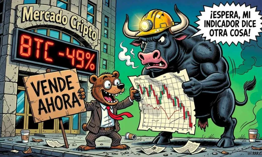 Bitcoin se cotiza a $64,101.56 tras caída del 49.19% desde su pico histórico