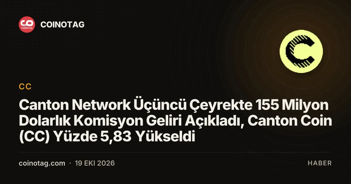 Canton Network ulasti 155 milyon dolar komisyona CertiK listesinde