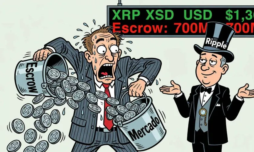 XRP alcanza USD $1,36 tras devolución de 700 millones al escrow de Ripple