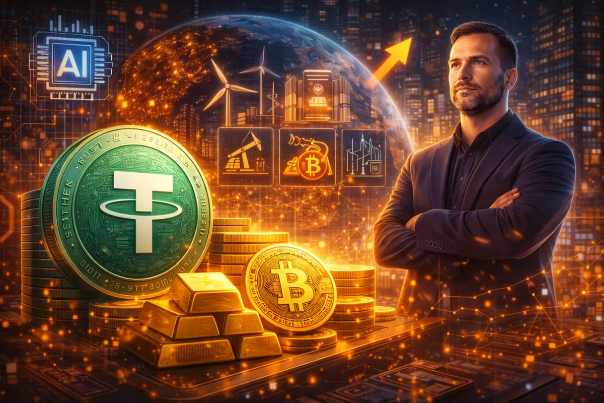 Tether supera US$ 20 bilhões em portfólio de IA, energia e comunicações