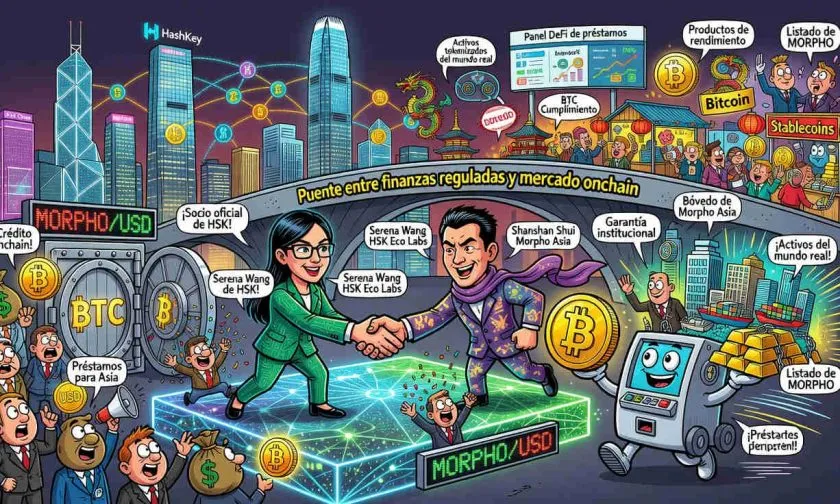 HSK Chain y Morpho sellan alianza para impulsar el crédito onchain en Asia