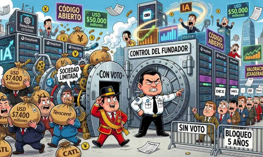 DeepSeek habría captado USD $7.400 millones con valoración de más de USD $50.000 millones