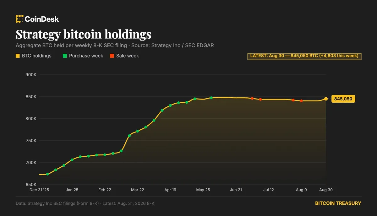 Michael Saylor's company adds $370 million in bitcoin after two-month pause