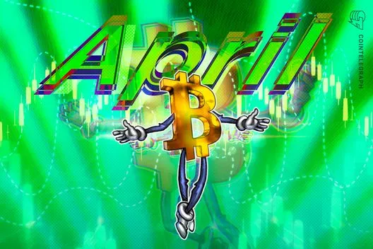 Bitcoin logs best monthly performance in 12 months during April