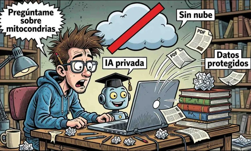 Nuevo asistente de estudio de IA funciona sin internet y garantiza privacidad total